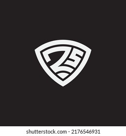 Number 25 logo. monogram logo usable for sports, anniversary, logo template. Vector illustration.