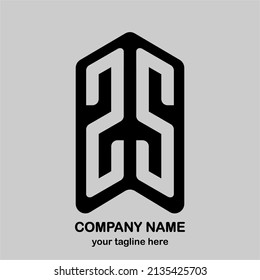 The number 25 logo which forms an up arrow. Suitable for company logos or businesses in the field of sports and fashion.