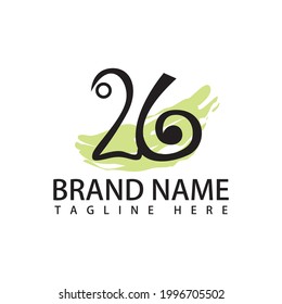 vector de icono del logotipo número 26