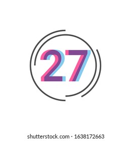 Number of 27 Template Design