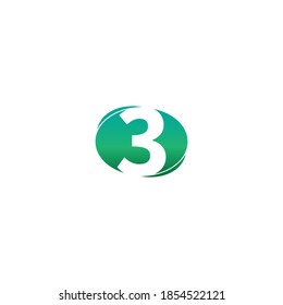 Icono 3 vector de diseño creativo