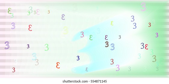 Number 3 icon texture