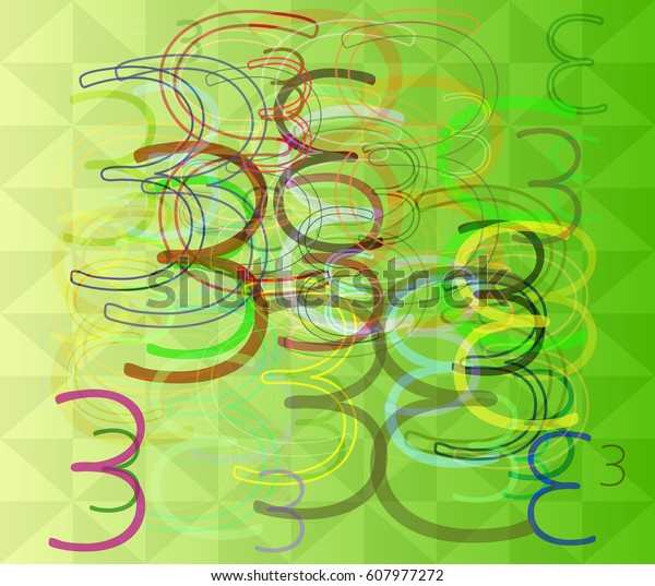 Number 3 Icon Vector Stock Vector (Royalty Free) 607977272