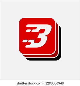 Number 3 Icons Logo