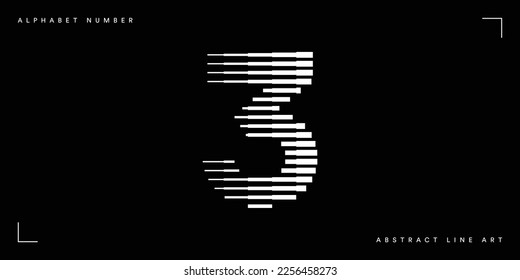 vector de línea abstracta número 3