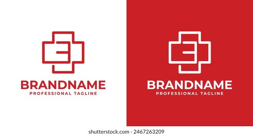 Number 3 Medical Cross Logo,  suitable for business related to Medical Cross or Pharmacy