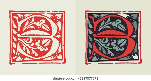 Número 3. inicial gótica medieval del número tres. Logo de la tapa de caída estilo carta negra. Caligrafía luminosa de color oscuro y forma cuadrada monocroma. Perfecto para el afiche de la Edad Media, identidad vintage.