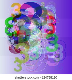 Number 3 vector idea