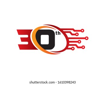 Number 30 logo or symbol template design