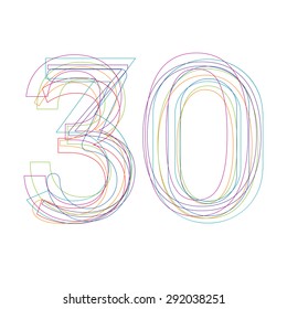 número 30 en el esquema