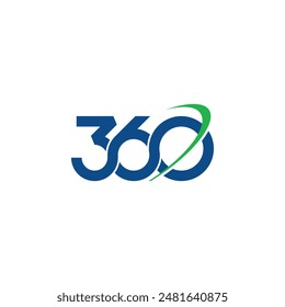 El logo del número 360 y la órbita oscilan en cero