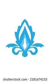 NUMBER 39. CREATIVE IMAGES IN BLUE. VECTOR TEMPLATES