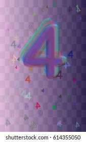 Number 4 design art