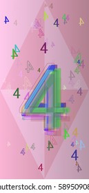 Number 4 design idea