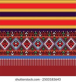 Number 4 of The edge of an ancient Thai sarong, a legacy of local wisdom