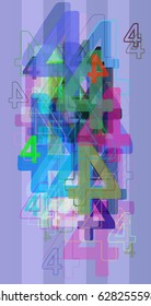 Number 4 idea texture