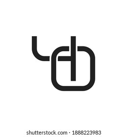 Logo de diseño vectorial número 40 con fondo negro y blanco.