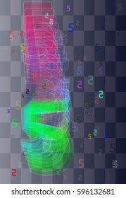 Number 5 art design