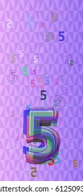 Number 5 elements design