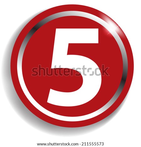 Number 5  icon