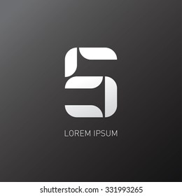 number 5 logo