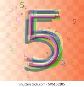 Number 5 texture idea