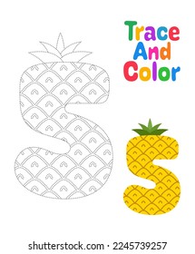 Number 5 tracing worksheet for kids