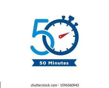 Number 50 logo or symbol template design