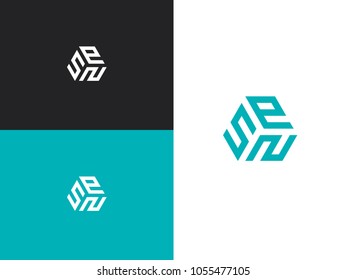 Number 592 template. Combined number five hundred ninety two. Vector illustration for your design.