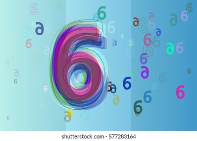 Number 6 background art