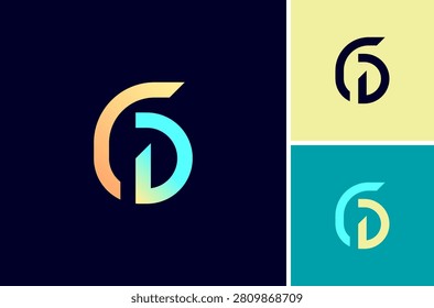 Number 6, digital cyber numeral six, multi colored numbers made lines, vector illustration 10EPS