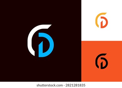 Number 6, digital cyber numeral six, multi colored numbers made lines, vector illustration 10EPS