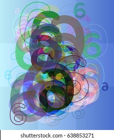 Number 6 icon template