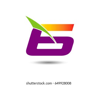 Number 6 logo. Vector logotype design.
