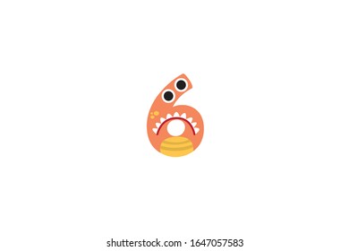 Ilustración de icono del vector número 6