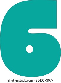 Number 6 Vector Template. Seven number photo collage frame template. Photo collage frames template for interior design. Vertical form. Picture Display, Montage, Photo Collage Mask Area
