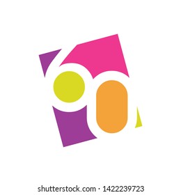 Number of 60 design template