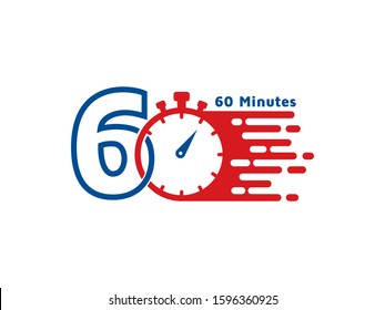 Number 60 logo or symbol template design