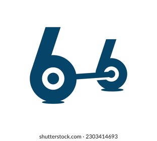 the number 66 becomes a weight tool suitable for the gym business
