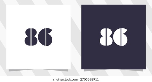 number 68 86 logo design