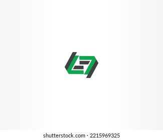 number 69 shape vector icon logo design