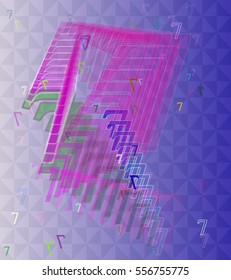 Number 7 design art