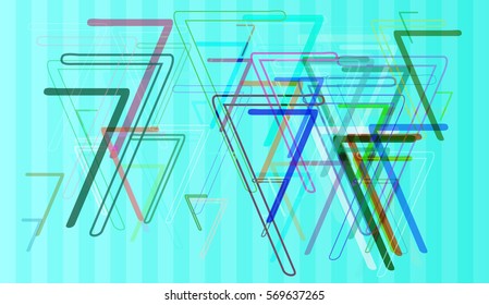 Number 7 icon art
