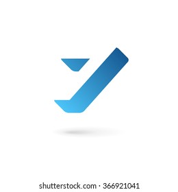 Number 7 logo icon design template elements