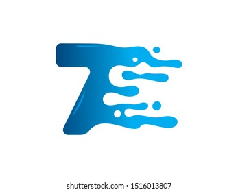Number 7 logo or symbol template design