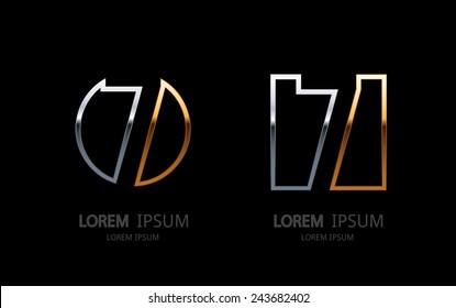 Number 7 Logo. Vector Logotype Design.