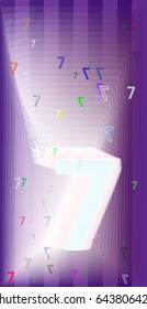 Number 7 template idea