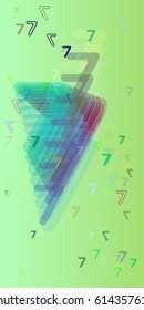 Number 7 texture icon