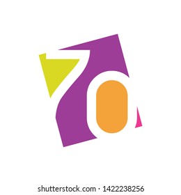 Number of 70 design template