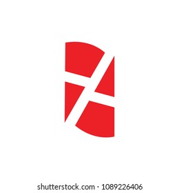 number 77 abstract design logo vector